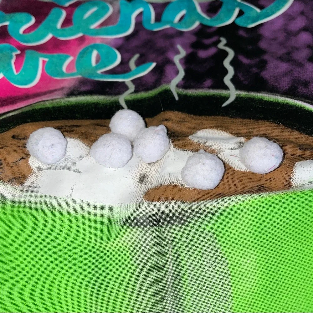 Justice Hot Cocoa Chocolate Long Sleeve Shirt 3D marshmallows Girls size 10